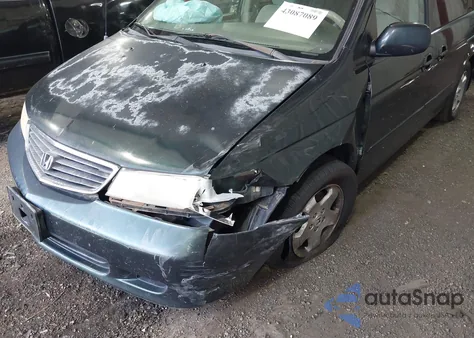 2001 Honda Odyssey Ex z USA, uszkodzony, nr VIN 2HKRL18611H579095